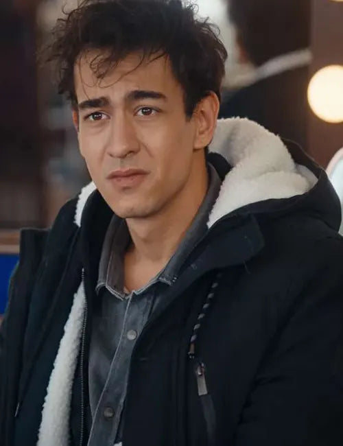 Yusuf Tunca As The Crow Flies Season 2 Black Hooded Jacket
