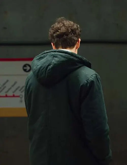 Yusuf Tunca As The Crow Flies Season 2 Black Hooded Jacket