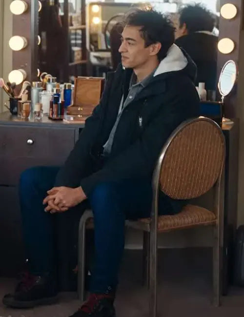 Yusuf Tunca As The Crow Flies Season 2 Black Hooded Jacket