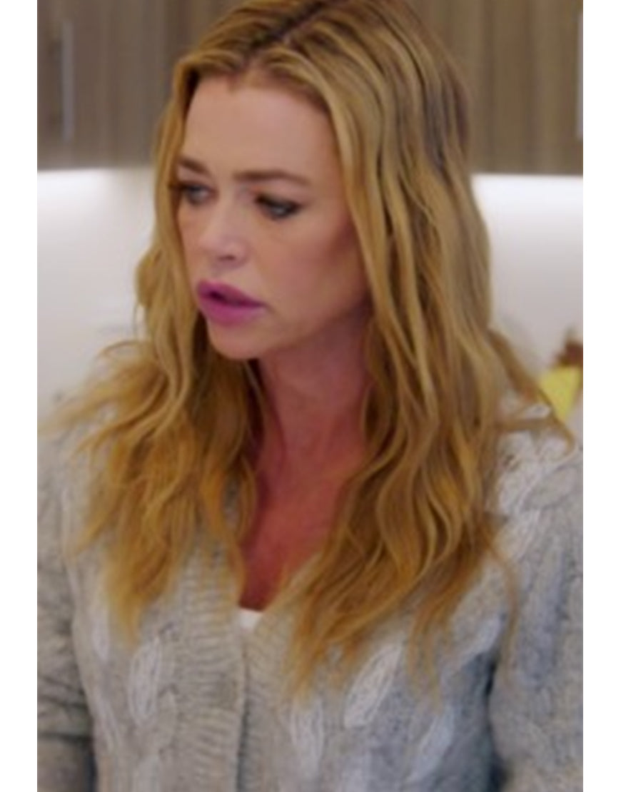 Denise Richards And Her Wild Things 2025 Denise Richards Grey Cardigan
