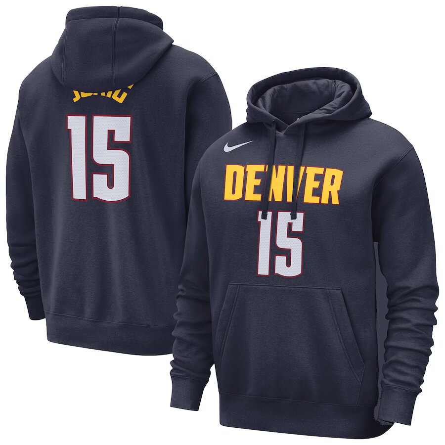 Denver Nuggets Nike Name & Number Hoodie - Nikola Jokic - Mens