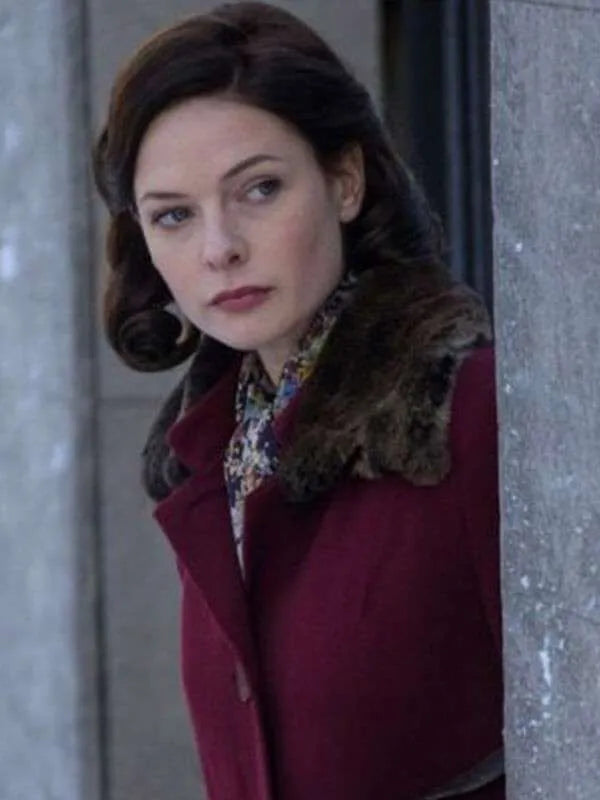 Despite the Falling Snow Rebecca Ferguson Wool Coat