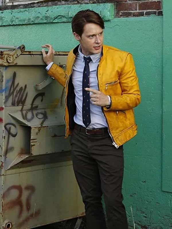 Dirk Gently Holistic Detective Yellow Leather Jacket