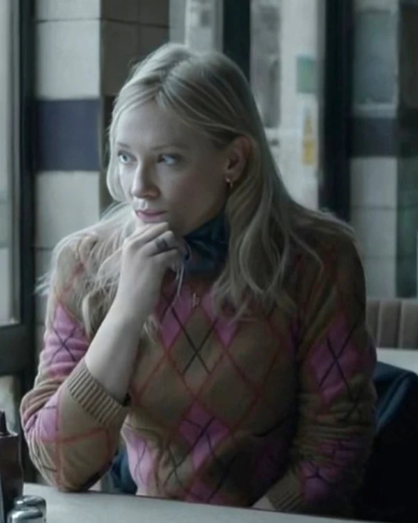 Disclaimer 2024 Cate Blanchett Argyle Sweater