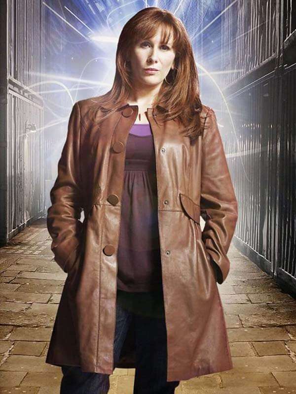 Doctor Who Donna Noble Leather Coat