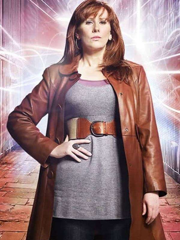 Doctor Who Donna Noble Leather Coat