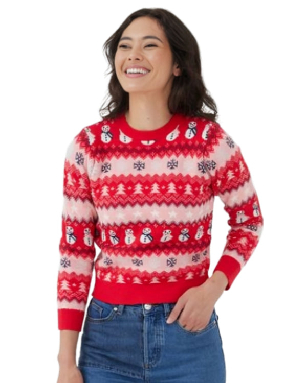 DoctorWhoJoyAlmondoSnowmanSweater