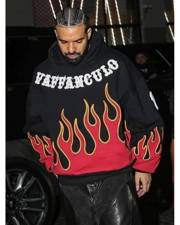 Drake Vaffanculo Flame Hoodie