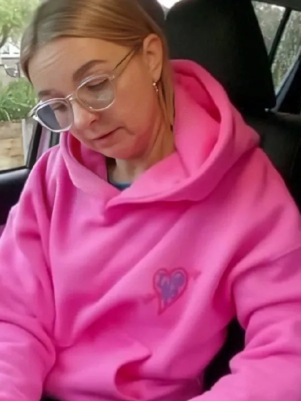 Dream Home Cross My Heart Pink Hoodie