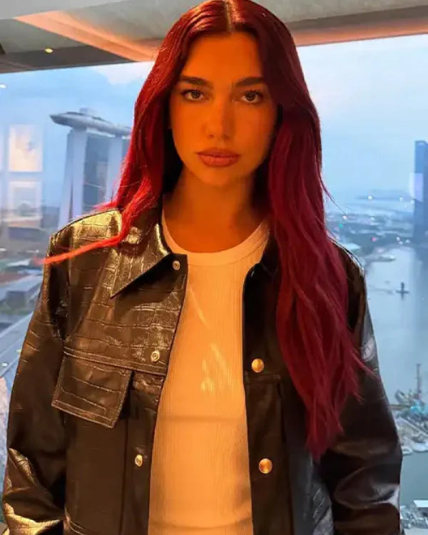 Dua Lipa Leather Jacket