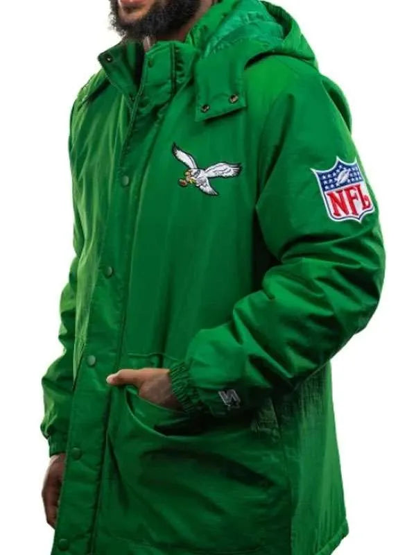 Eagles Kelly Green Starter Jacket