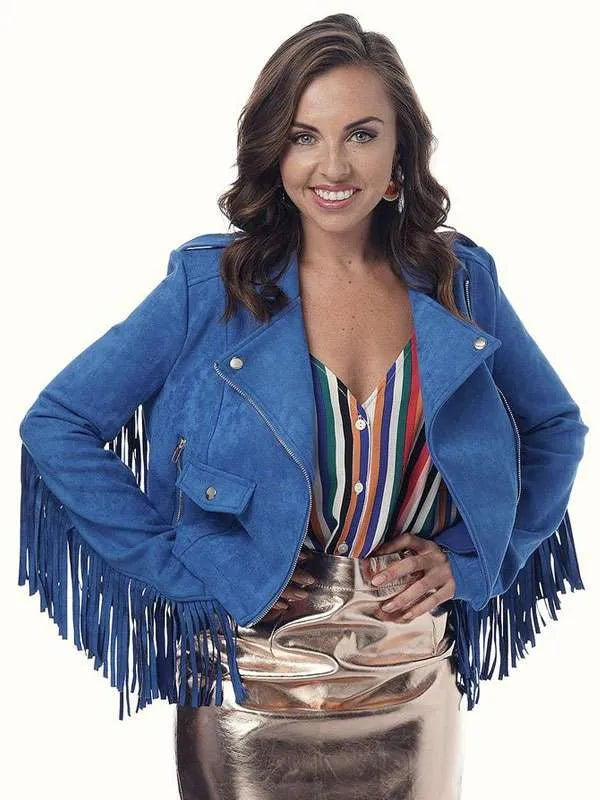Dallas Jackets - Ruby Allen EastEnders Fringe Leather Jacket