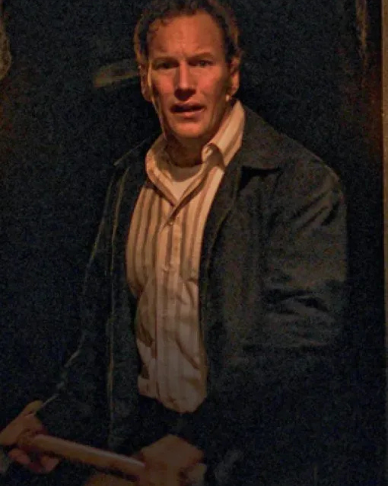 EdWarrenTheConjuringLastRites2025PatrickWilsonBlackCottonJacket