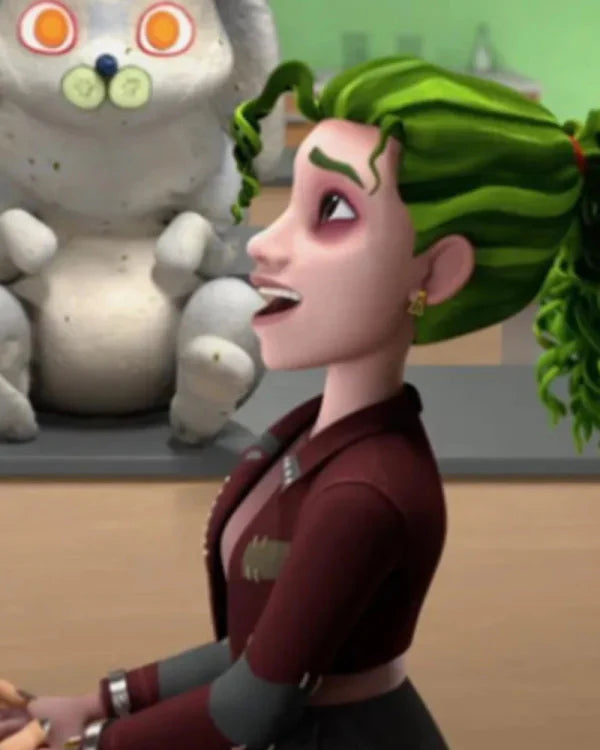 Eliza Zombies The Re-animated Series Brown Jacket