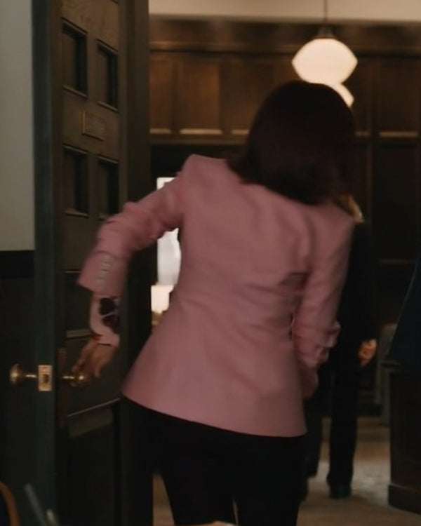 Elsbeth 2024 Carrie Preston Pink Heart Blazer