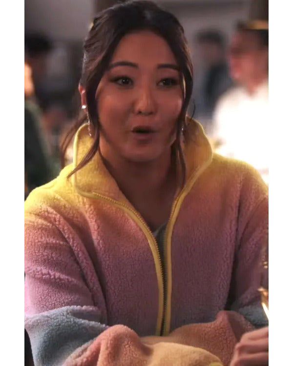 EmilyInParisS04AshleyParkOmbreFleeceJackets