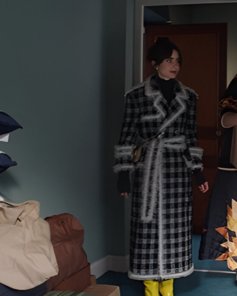 EmilyInParisS04LilyCollinsPlaidCoats