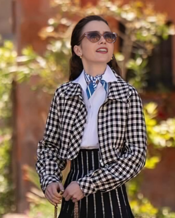 EmilyInParisS04LilyCollinsPlaidJackets