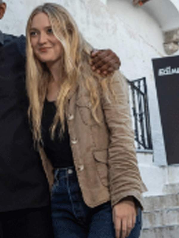 The Equalizer Dakota Fanning 2023 Brown Jacket