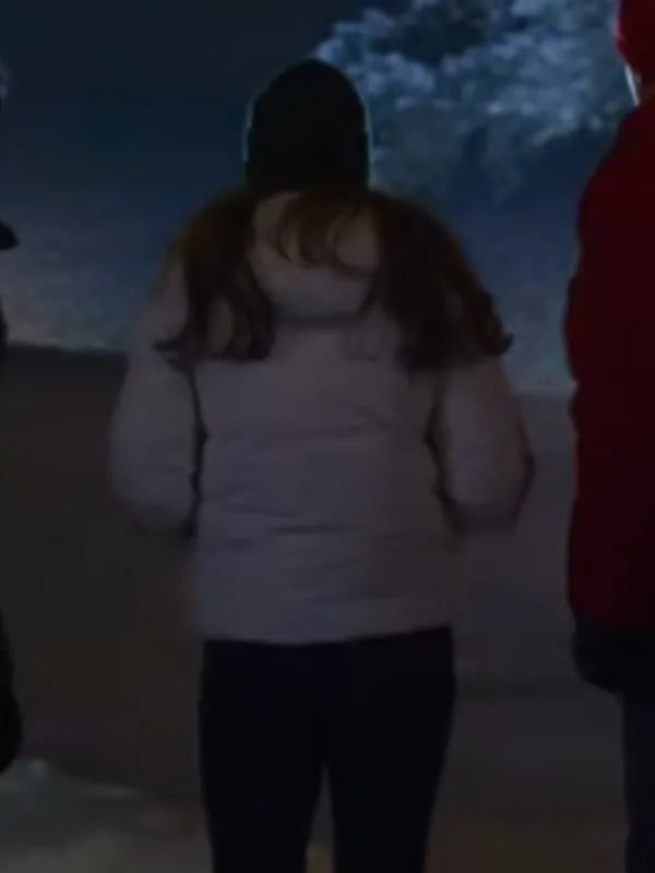 Jill Wagner Christmas Under the Northern Lights White Jacket