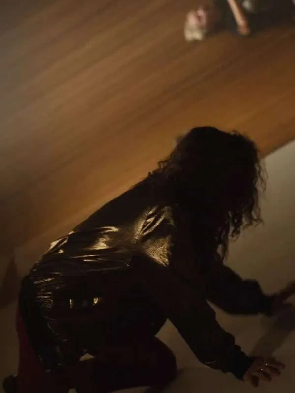 Euphoria Zendaya Black Bomber Jacket