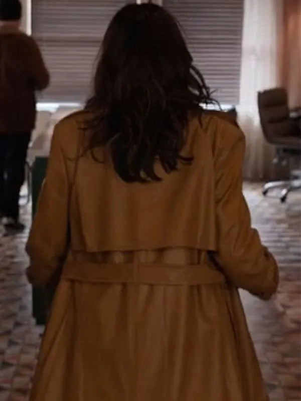 Eva Longoria Only Murders in the Building 2024 Leather Coat