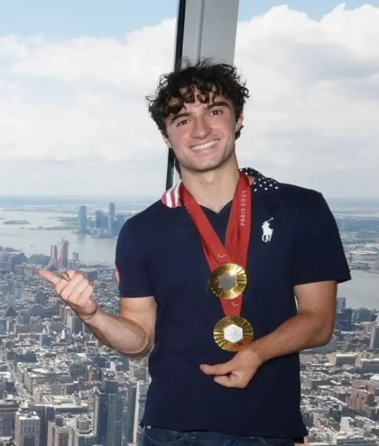 Ezra Frech Empire State Building Polo T-Shirt