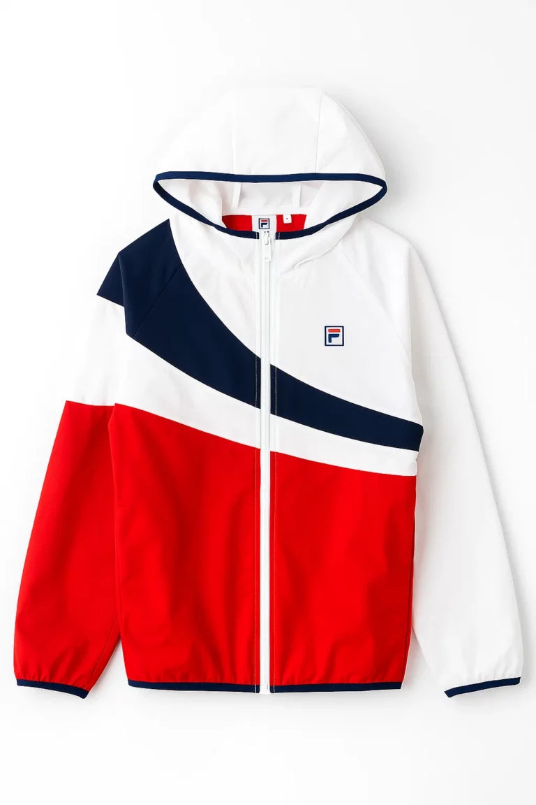 Fila Wind Track Hoodie White