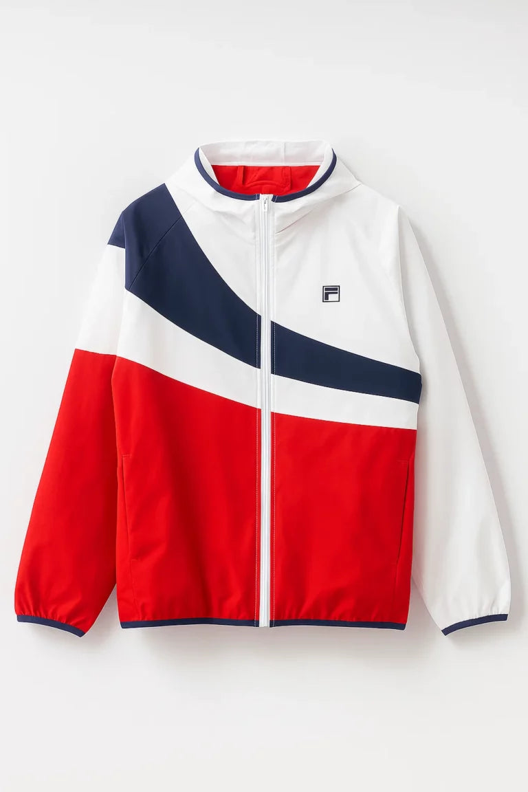 Fila Wind Track Hoodie White