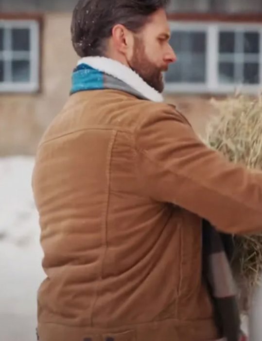 Christmas On The Alpaca Farm 2023 Matt Wells Brown Jacket