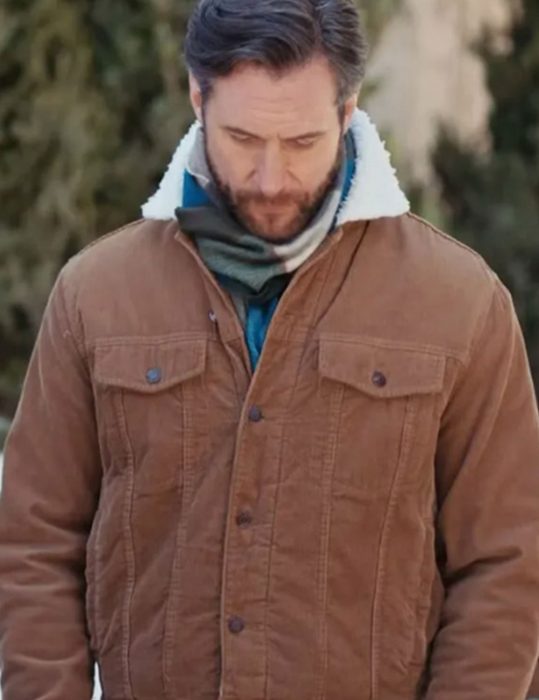 Christmas On The Alpaca Farm 2023 Matt Wells Brown Jacket