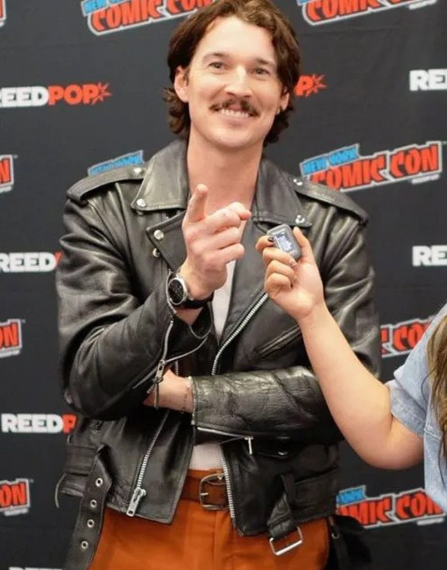 Night Swim 2024 Bryce Mcguire Black Leather Jacket