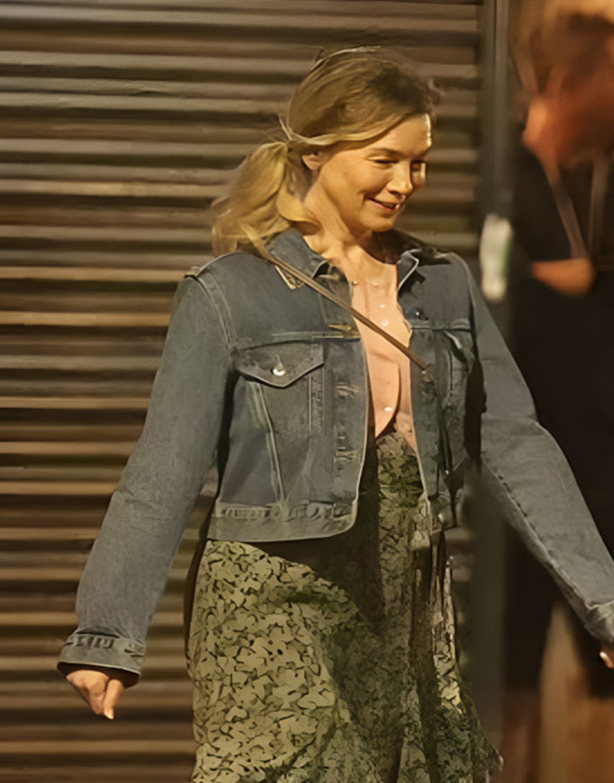 Bridget Jones Mad About The Boy 2025 Renée Zellweger Denim Jacket