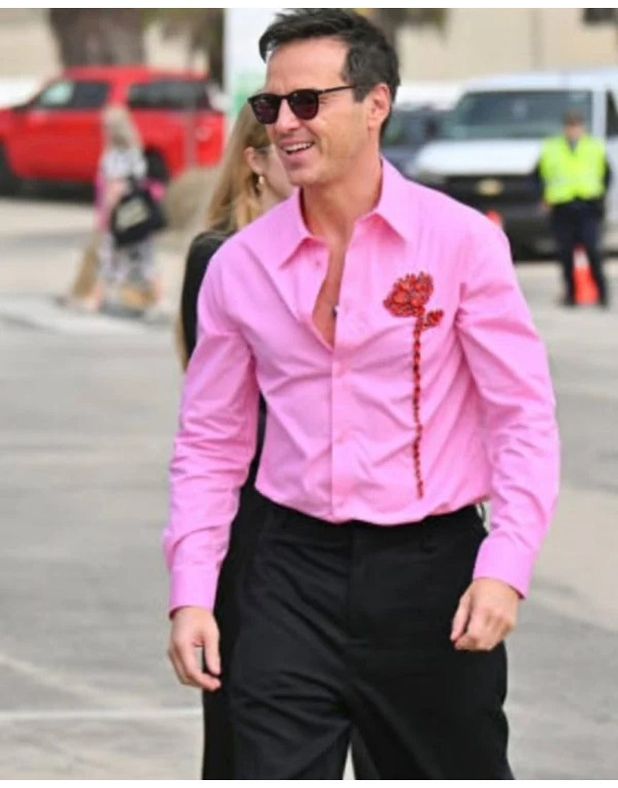 Andrew Scott 2025 Film Independent Spirit Awards Pink Floral Shirt