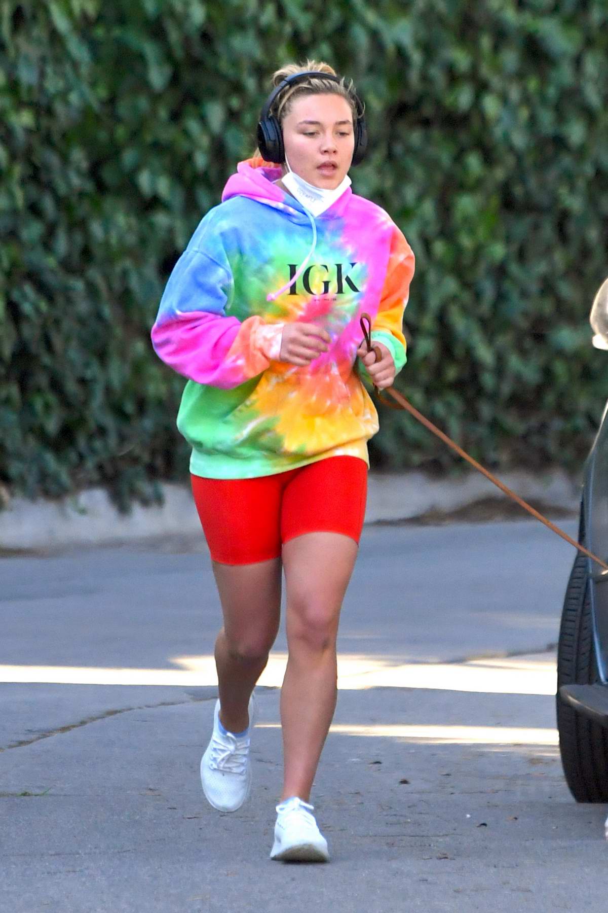Florence Pugh Tie-dye Hoodie