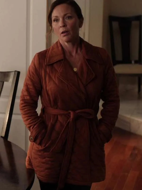 Kelli Williams Found S01 Brown Quilted Coat