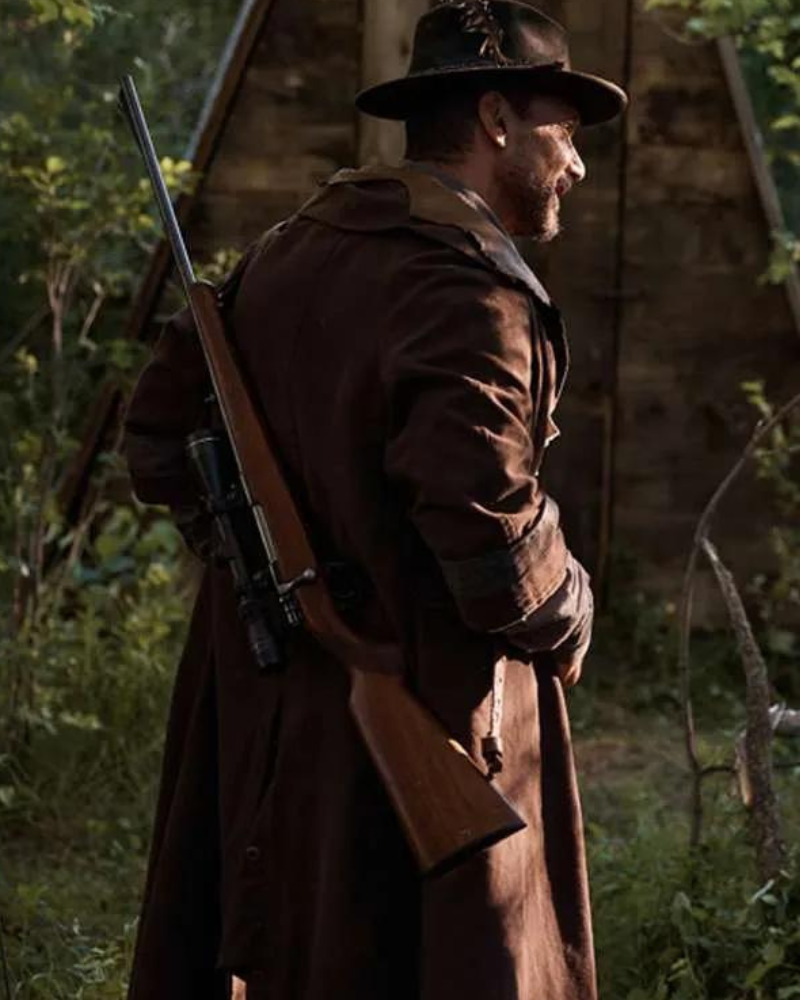 Frank Grillo Die Alone 2024 Trench Coat