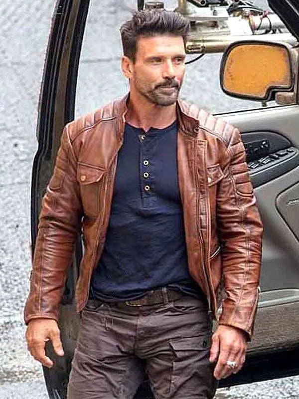 Frank Grillo Boss Level Leather Jacket