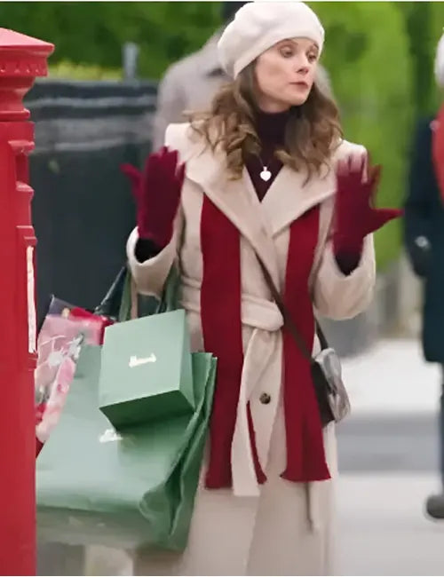 Georgia Bright Christmas In Notting Hill Trench Coat