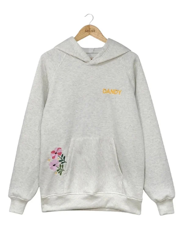 Gift Giving Oversized Lux Hoodie in Heather Gray