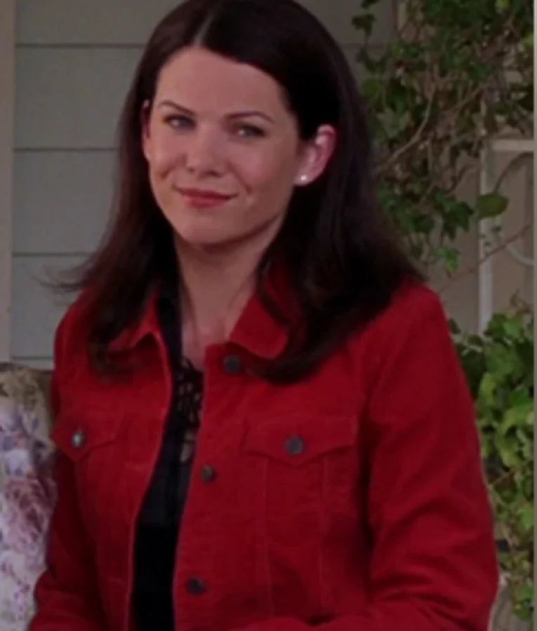 Gilmore Girls Lorelai Gilmore Red Denim Jacket