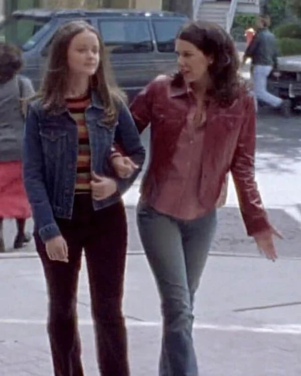 Gilmore Girls Lorelai Red Leather Jacket