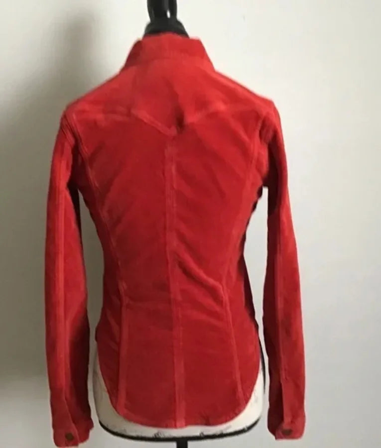 Gilmore Girls Lorelai Gilmore Red Denim Jacket