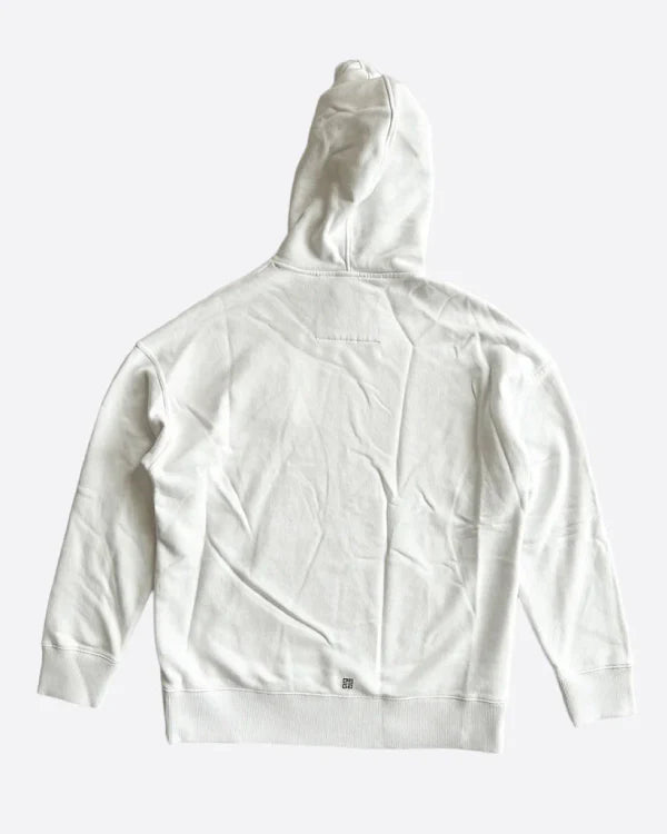 Givenchy White & Black Logo Hoodie