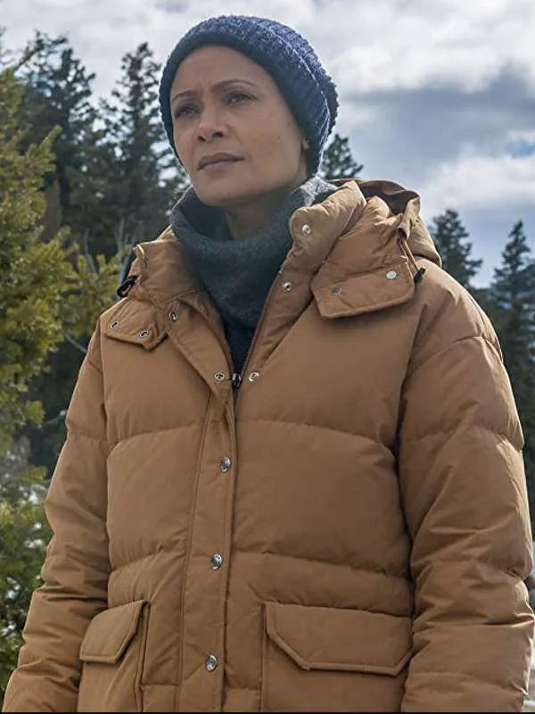 Dallas Jackets - Thandiwe Newton God’s Country Puffer Coat