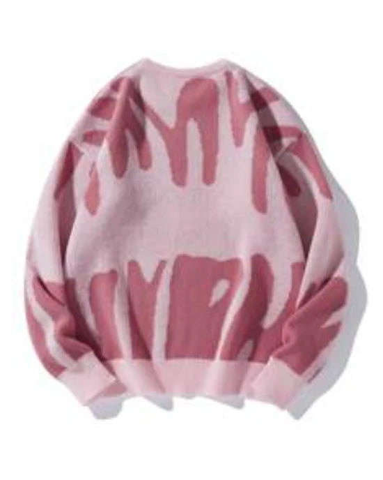 Gogglebox S26 Pink Printed Sweater
