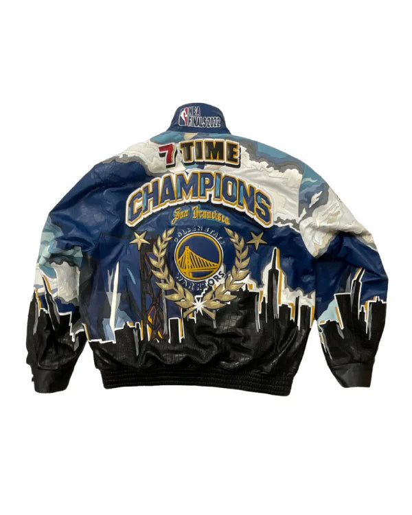 Golden State Warriors Leather Jacket