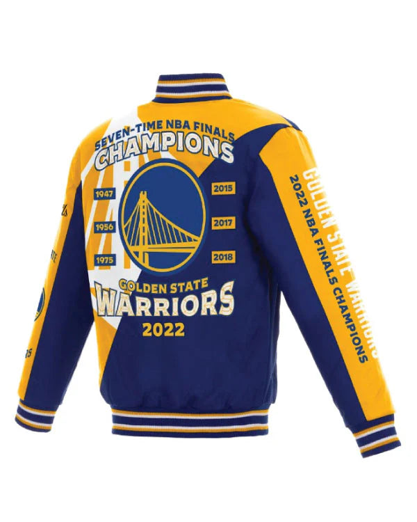 Golden State Warriors NBA Finals Champions Varsity Jacket