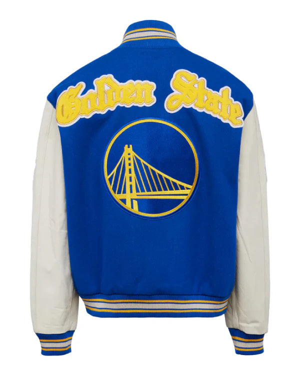 Golden State Warriors Wool & Leather Jacket