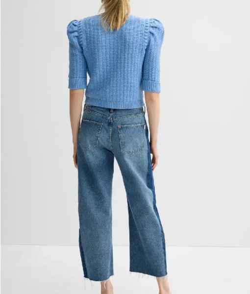 Good Morning America 2025 Lori Bergamotto Crop Textured Cardigan